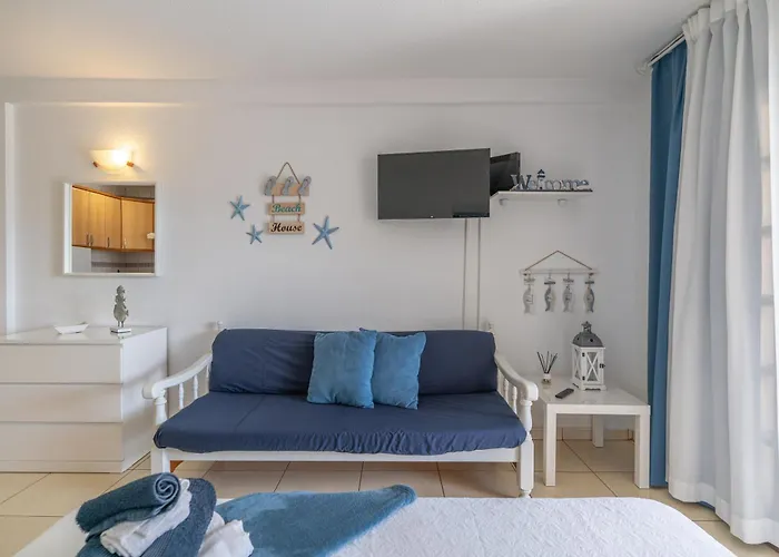 Go2tenerife Apart'azul Near The & Pool View * 美洲海滩