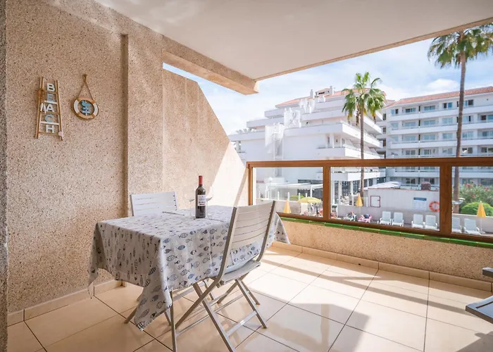 公寓 Go2tenerife Apart'azul Near The & Pool View