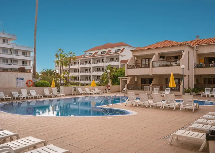 公寓 Go2tenerife Apart'azul Near The & Pool View *